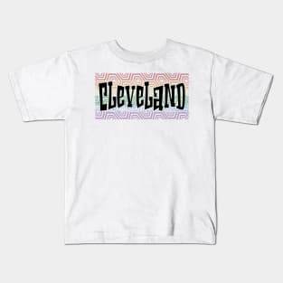 LGBTQ PRIDE USA CLEVELAND Kids T-Shirt